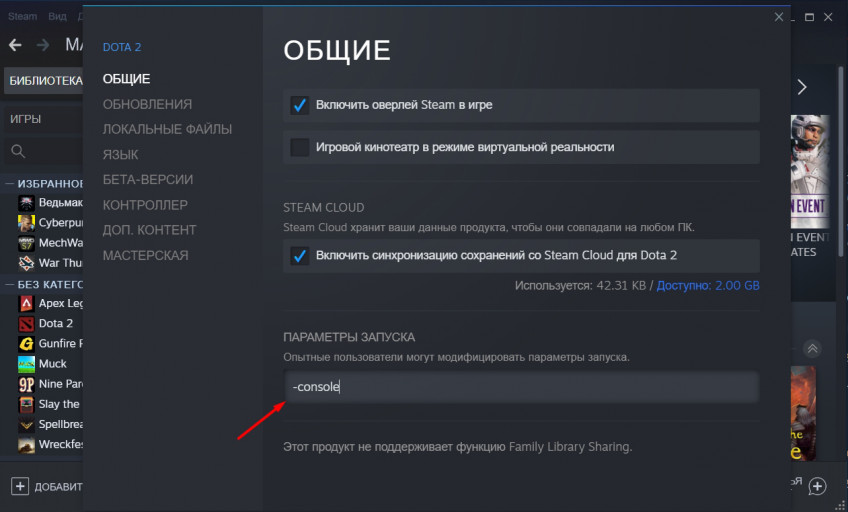 Гайд: Как открыть консоль в Dota 2 Гайд: Как открыть консоль в Dota 2