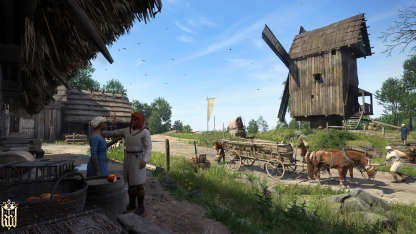 Хотя это не Fable, завести роман со средневековой красоткой всё-таки можно.