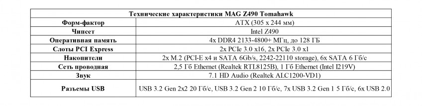 Системные платы MSI на чипсете Z490 Системные платы MSI на чипсете Z490