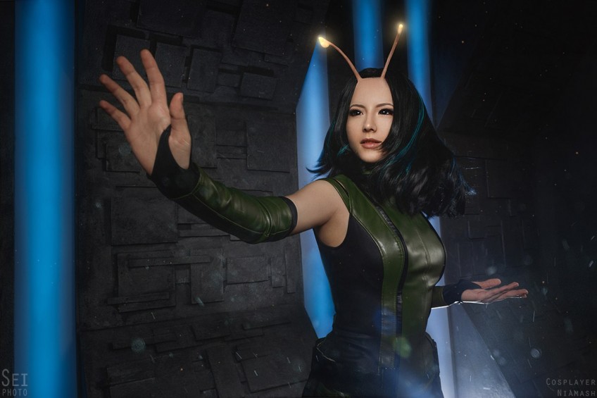 Marvel-косплей: Стражи Галактики, мисс Марвел, Шторм и Шельма Marvel-косплей: Стражи Галактики, мисс Марвел, Шторм и Шельма