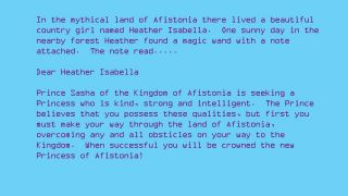 Afistonia: Peasant to Princess (itch)