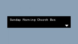 Sunday Morning Church Bus (itch)