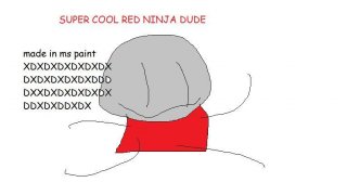 SUPER COOL RED NINJA DUDE (itch)