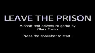 Leave The Prison Text Adventure Game (itch)