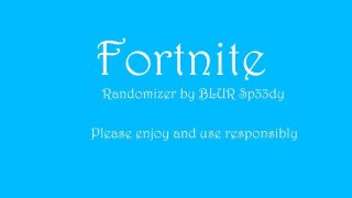 Free Fortnite Randomizer (itch)