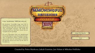 MMOningful Decisions Online XIIV GOTY Edition (itch)