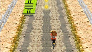 Craft Bike Blocky City Driving: Real Moto Traffic Racing Game Adventure 3D
