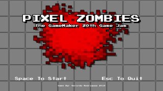 Pixel Zombies GME - The GameMaker 20th Game Jam (itch)
