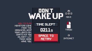 Don't Wake Up - GDL July Jam Entry (itch)