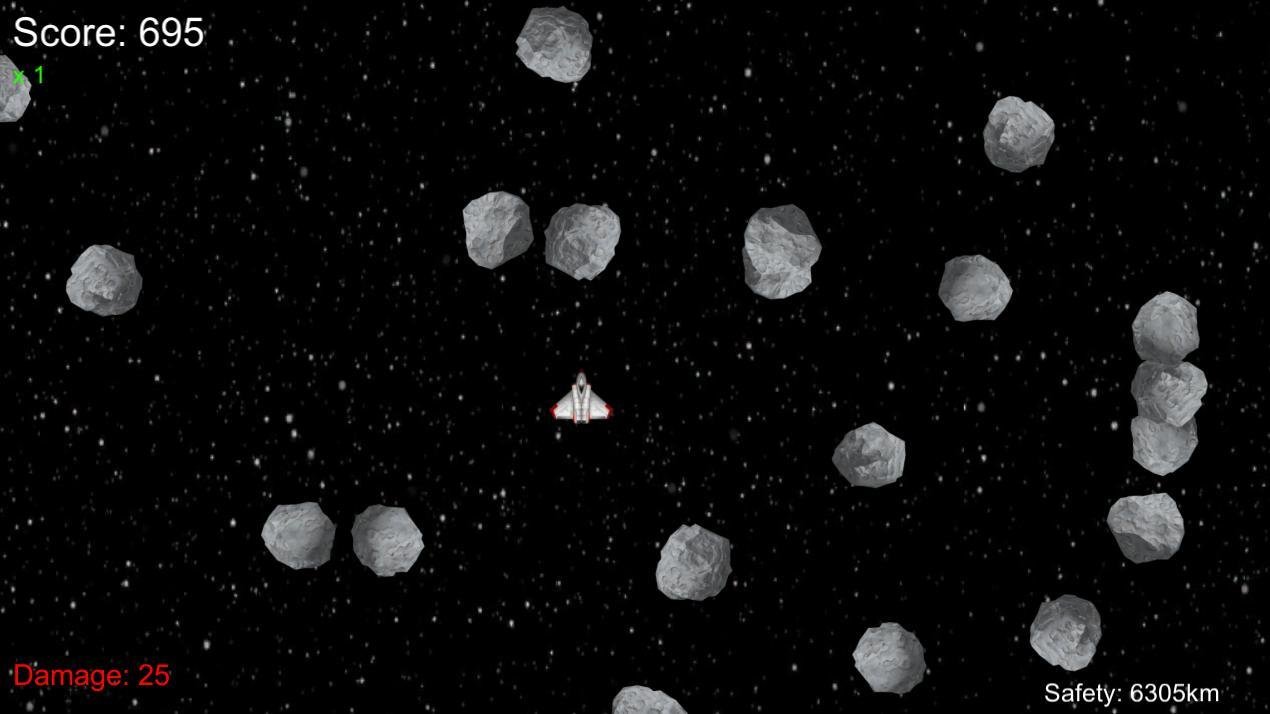 asteroid field