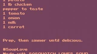 Sasquatch Loves Soup (itch)