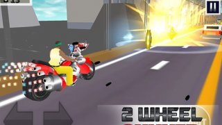 2 Wheel Gunner - Free 3D Ride by Shooting Game
