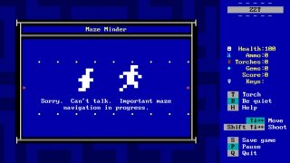 Maze Minders (Bitsy to ZZT Conversion) (itch)
