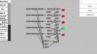 NodeLogic - logic gates simulator (itch)