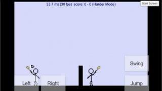 Pixel-Stickman: Badminton (itch)