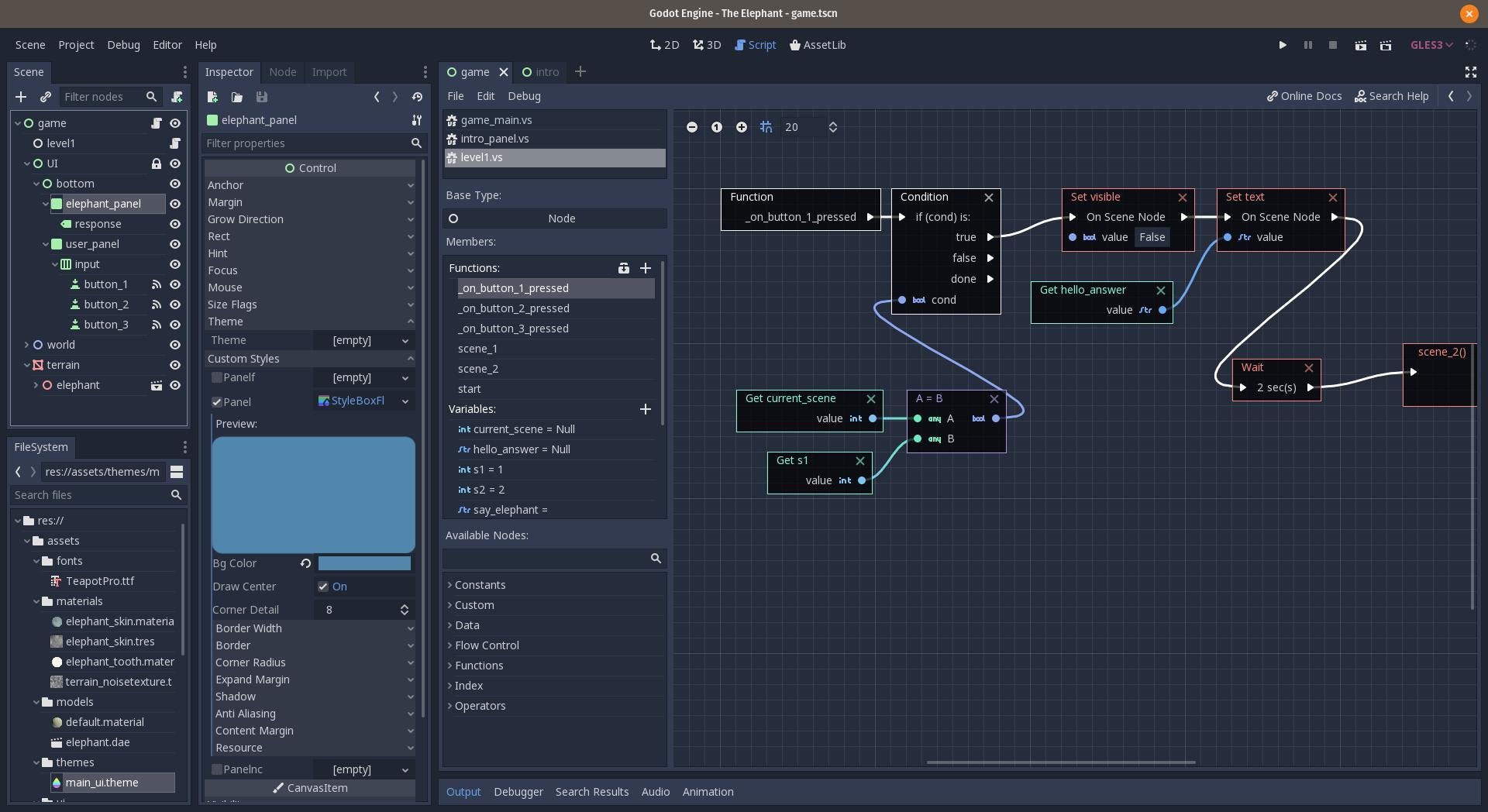 Node import