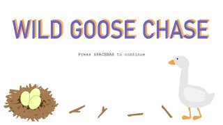 Wild Goose Chase (jtowell) (itch)