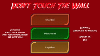 Don't Touch The Wall (itch)