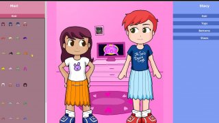 Stacy & Mari Dress Up (GeekRemix Fan Game) (itch)
