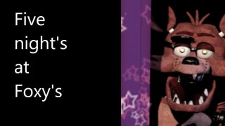 Five night's at Foxy's (itch)