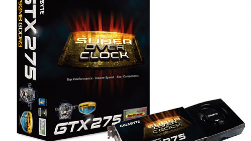 Разогнанная GeForce GTX 275 компании Gigabyte