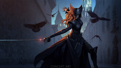 Новый концепт Dragon Age 4 изображает Ворона