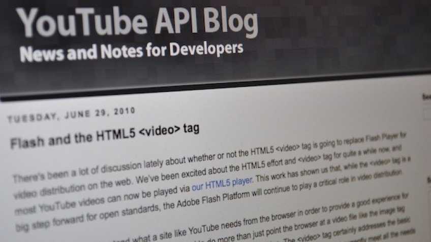 Google дружит с Flash и WebM