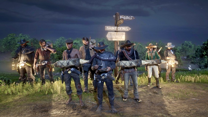 Ради миски похлёбки: игроки Red Dead Online совершили поход из Валентайна в Сен-Дени