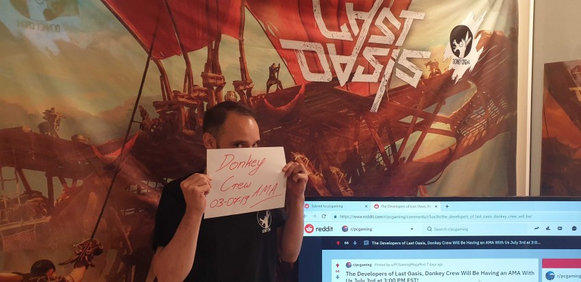 На «доказательное» фото для Reddit попал огромный арт Last Oasis