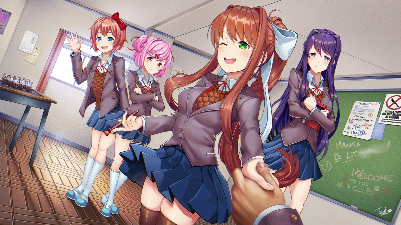 Doki Doki Literature Club Act 4 В трейлере Doki Doki Literature Club Plus рассказано о новшествах