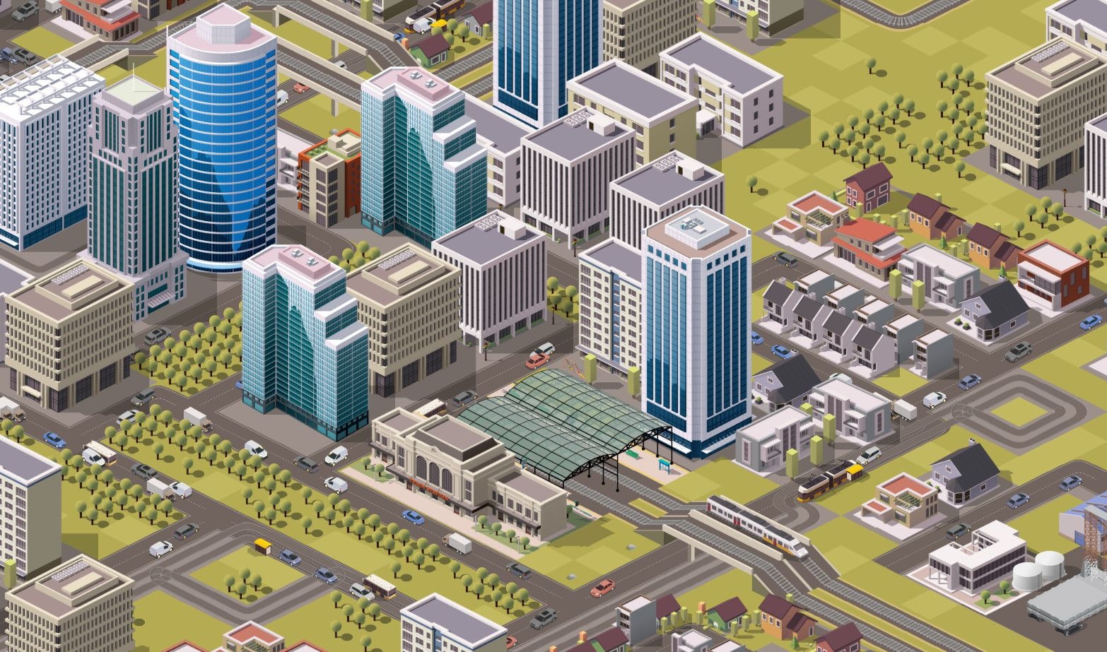 Город для Маска: анонсирован градостроительный симулятор Smart City Plan
