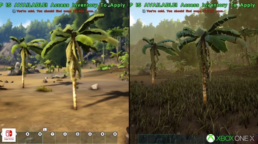 ARK на Switch и Xbox One X — фактически две разные игры