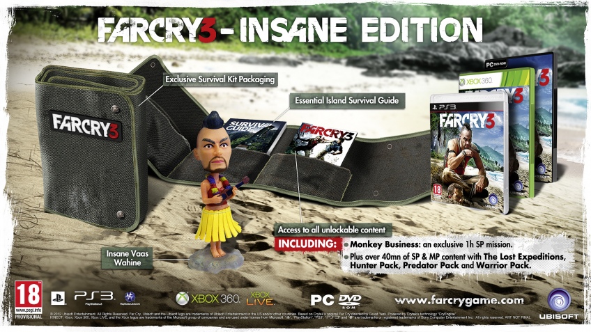 Ubisoft выпустит «безумное» издание Far Cry 3