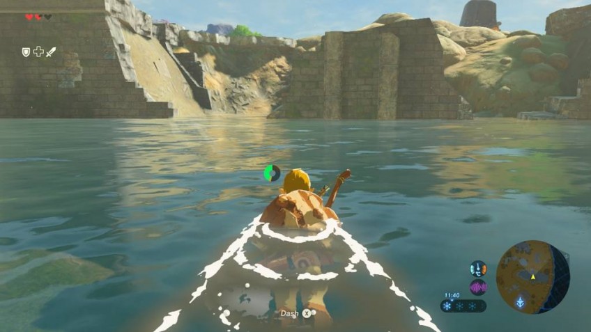 Баг открыл подводные красоты The Legend of Zelda: Breath of the Wild