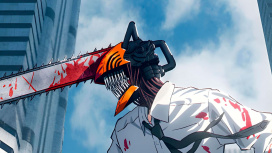 В сети появился новый кровавый трейлер аниме «Человек-бензопила»