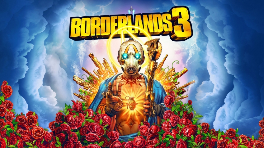 Ключевой постер Borderlands 3, использующийся на обложке