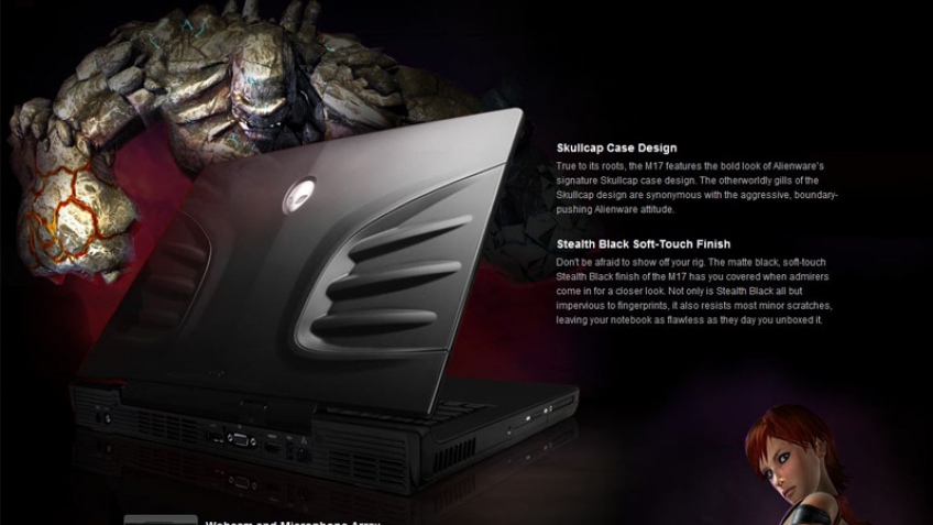Экстремальный геймерский ноутбук Alienware Экстремальный геймерский ноутбук Alienware
