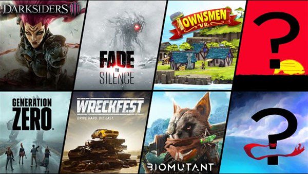 Афиша THQ Nordic, посвящённая участию на gamescom 2018