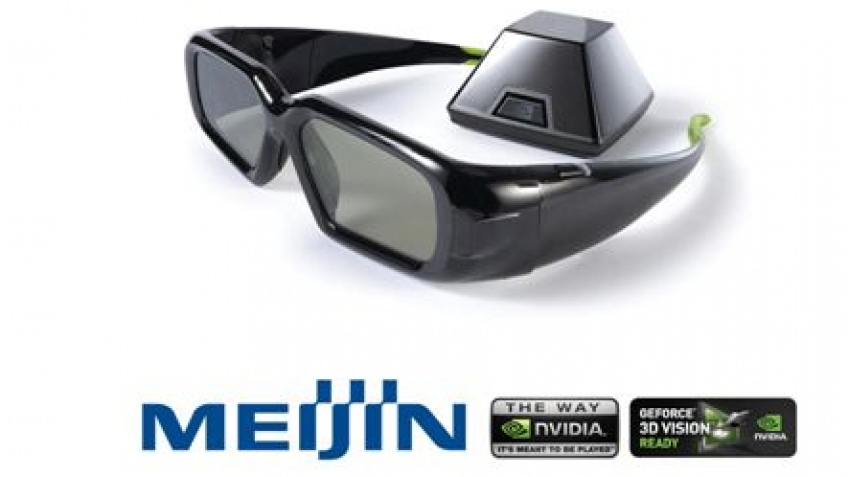 3D очки NVIDIA для каждого игромировца от компании Meijin