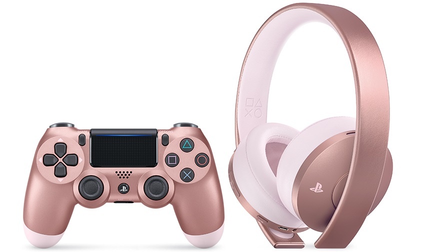 Осенью Sony выпустит четыре новых цвета для DualShock 4 и розово-золотую гарнитуру