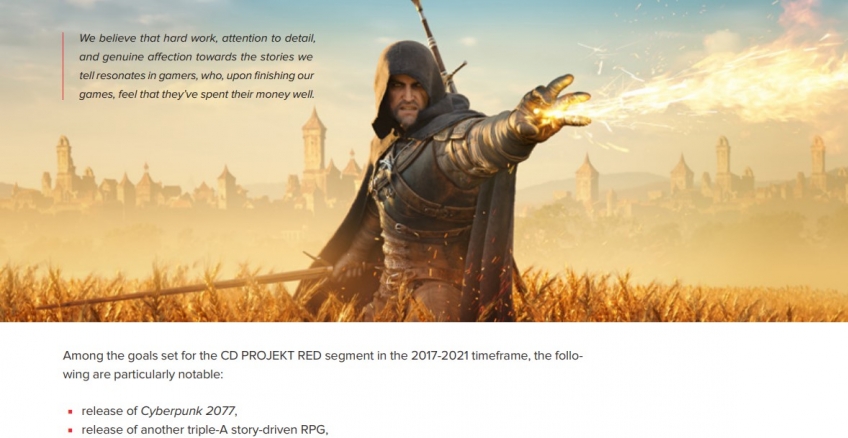 Из отчёта CD Projekt за 2018 финансовый год