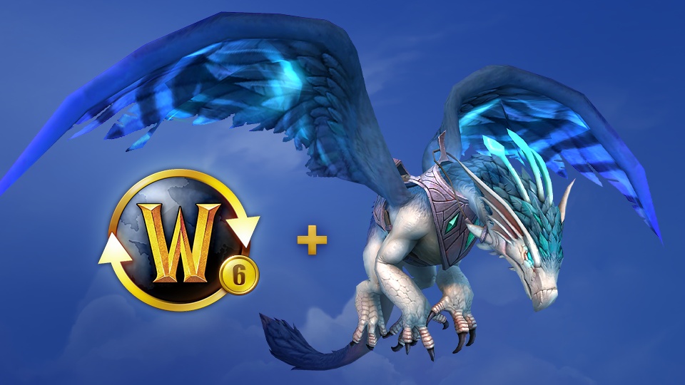 Blizzard дарит голубого дракона за подписку на World of Warcraft