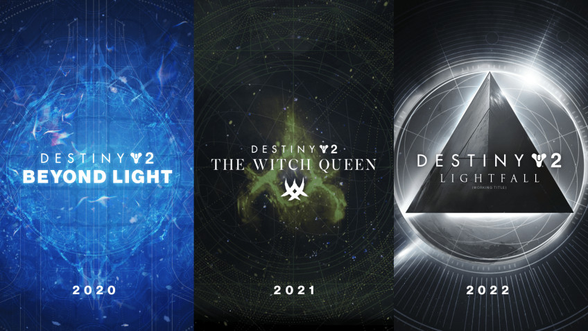 Расширения на ближайшие три года. По слухам, Beyond Light изначально должен был стать Destiny 3, а Lightfall — Destiny 4. Это если бы Bungie продолжила развивать франшизу вместе с Activision.