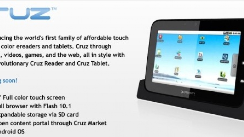Velocity Micro Cruz: еще один сенсорный планшет