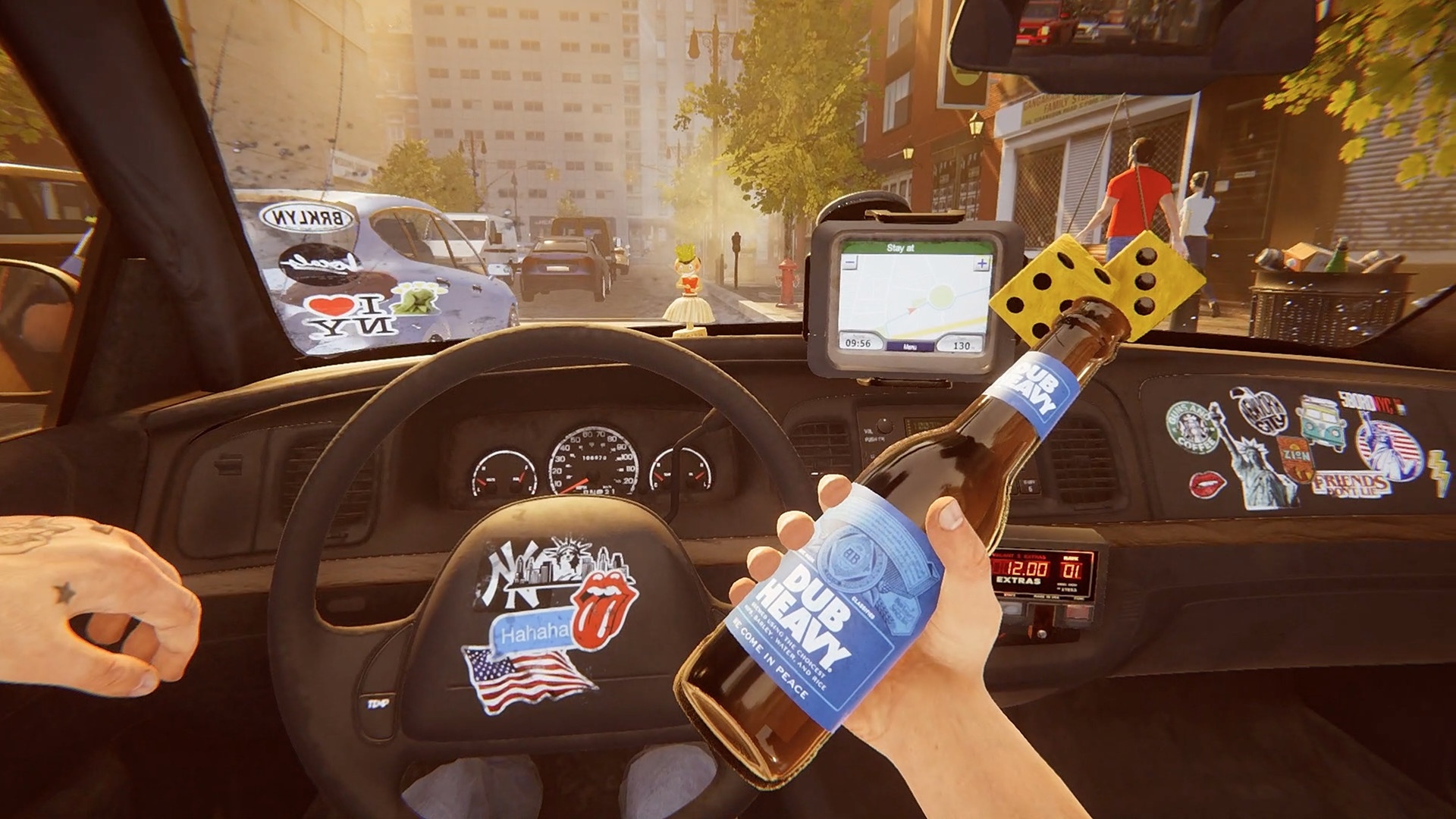 Безумный таксист и его безумные пассажиры: PlayWay анонсировала Taxi Simulator