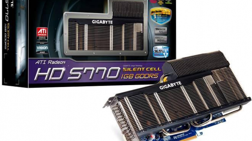 Gigabyte охлаждает Radeon HD 5770 без вентилятора