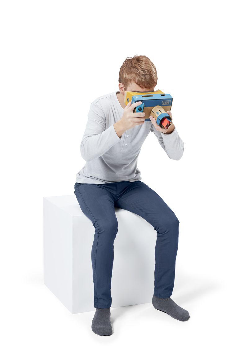 Nintendo представила картонные VR-очки для Labo