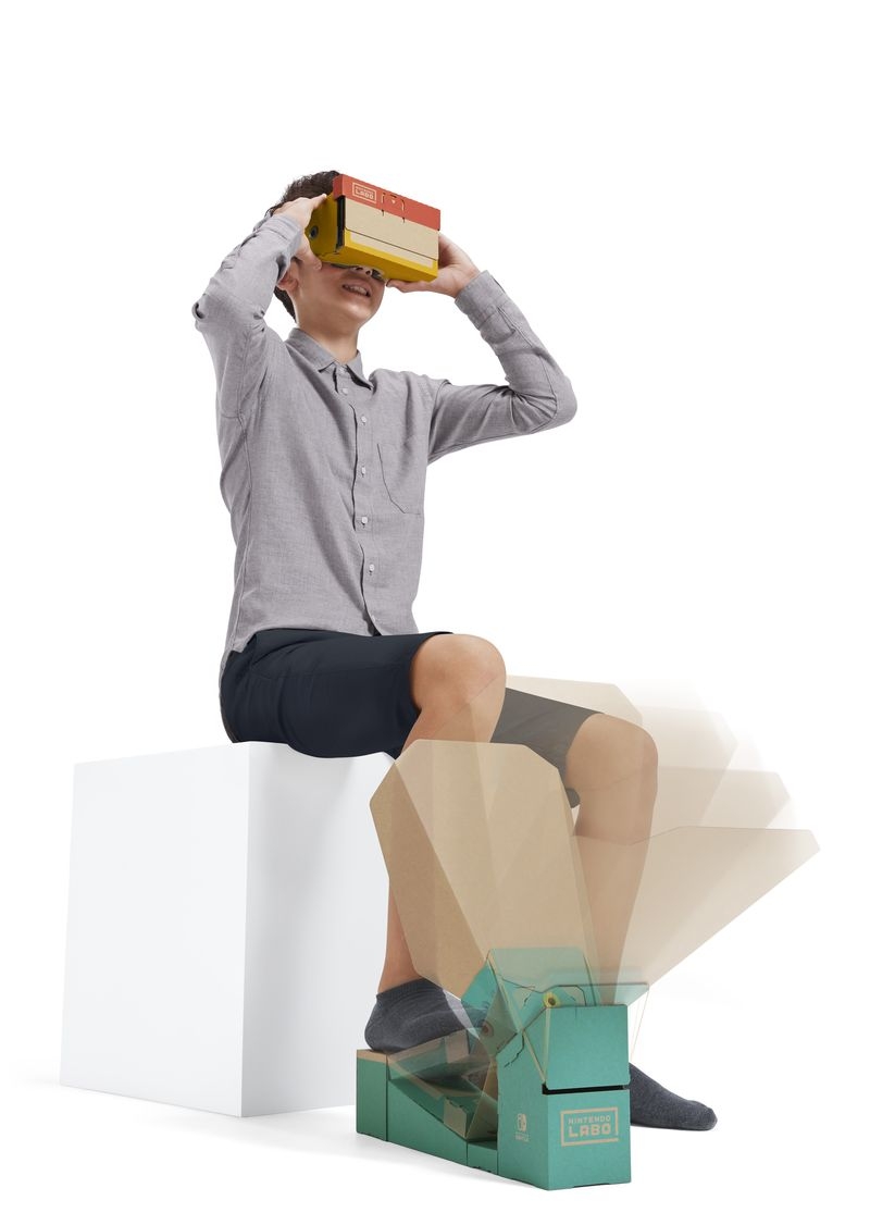 Nintendo представила картонные VR-очки для Labo