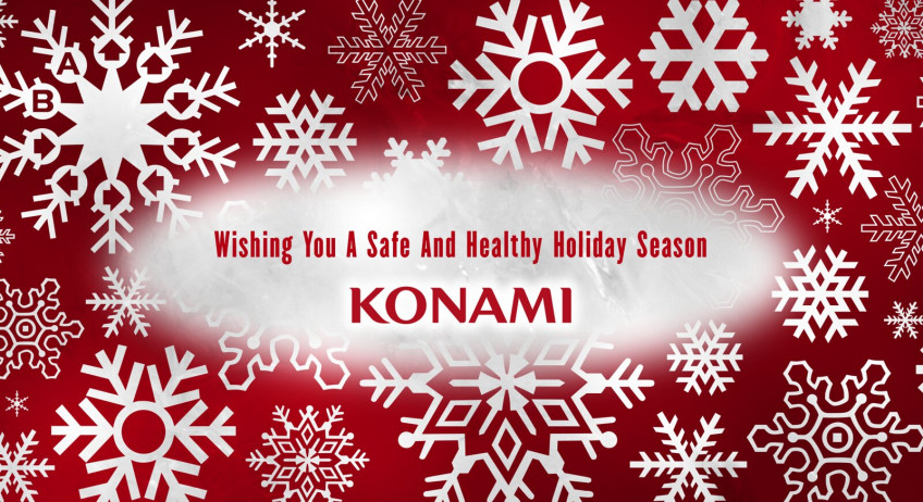 Konami — одна из немногих, что в преддверии праздников прежде всего вспомнили о здоровье и безопасности
