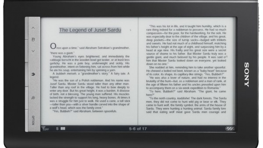 Sony популяризует eBook